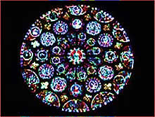 Chartres cathedral main roseate window
