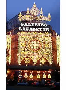 Christmas time at Galeries Lafayette