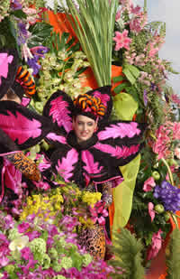 Flower Parade at the Nice Carnival