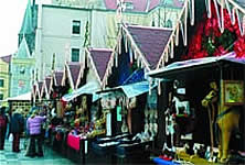 Christmas market in Prague